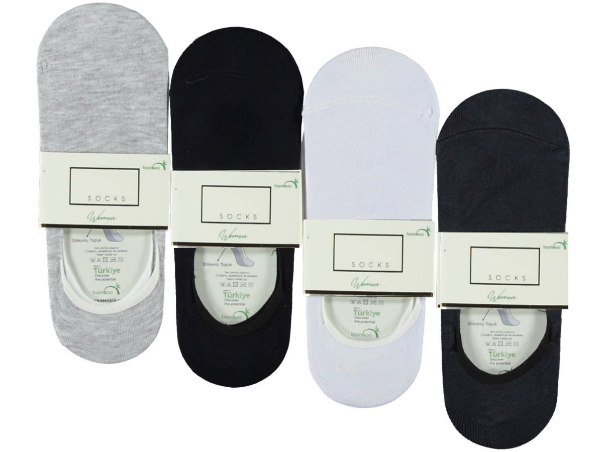 12'li Bambu Kadın Babet Çorap 168146