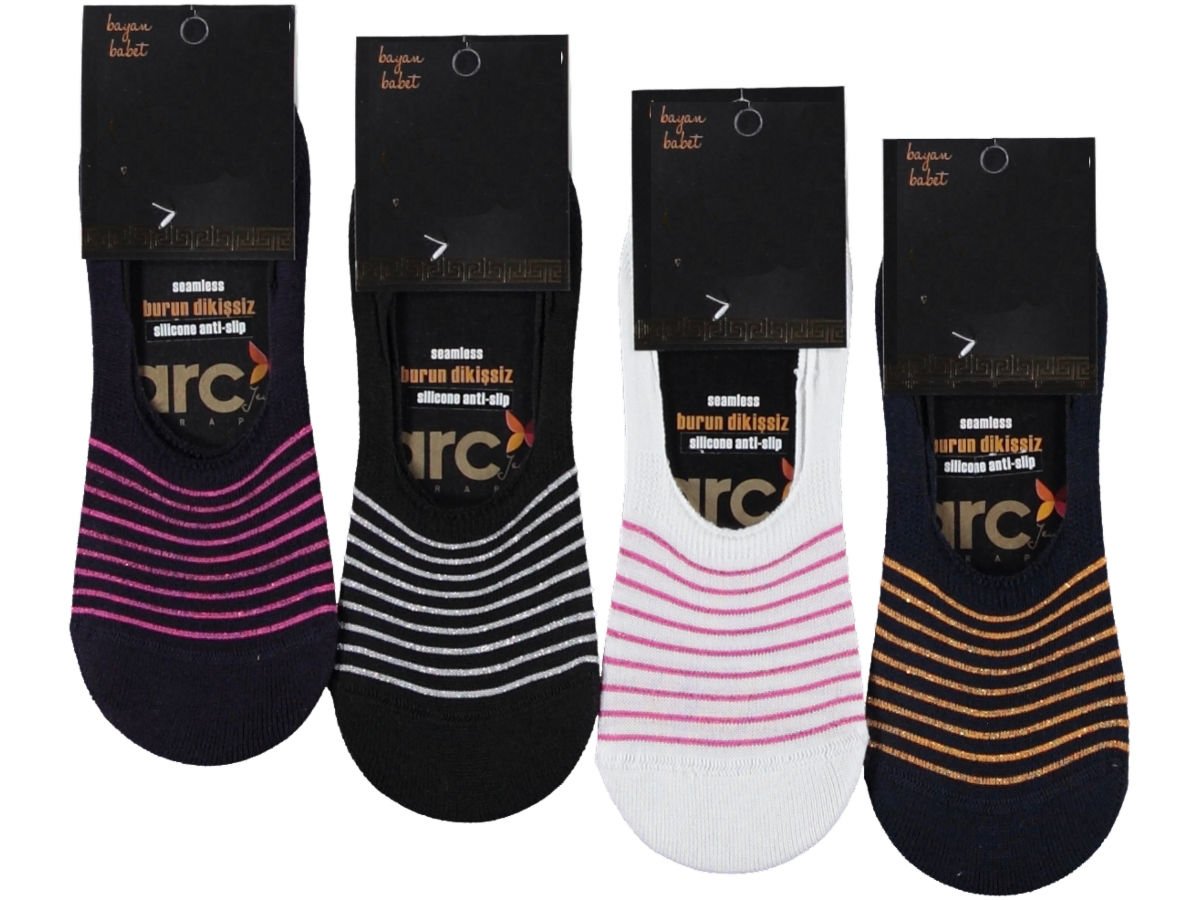12'li Bambu Dikişsiz Kadın Babet Çorap 167081