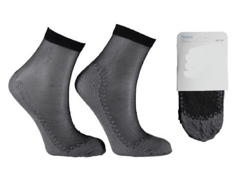 12'li Fit 15 Pamuk Taban Kadın Soket Çorap 166302