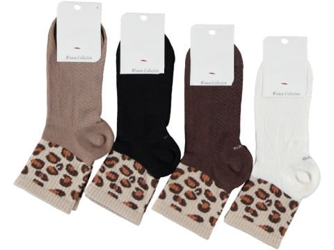 12'li Dikişsiz Desenli Kadın Patik Çorap 164175