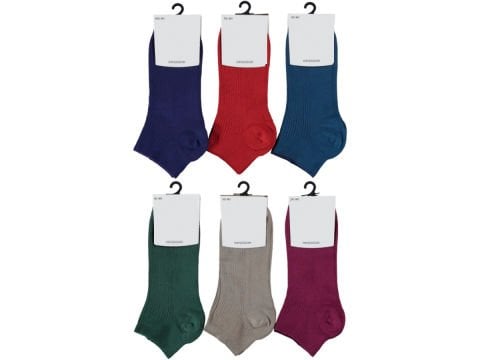 12'li Modal Dikişsiz Kadın Patik Çorap 163910