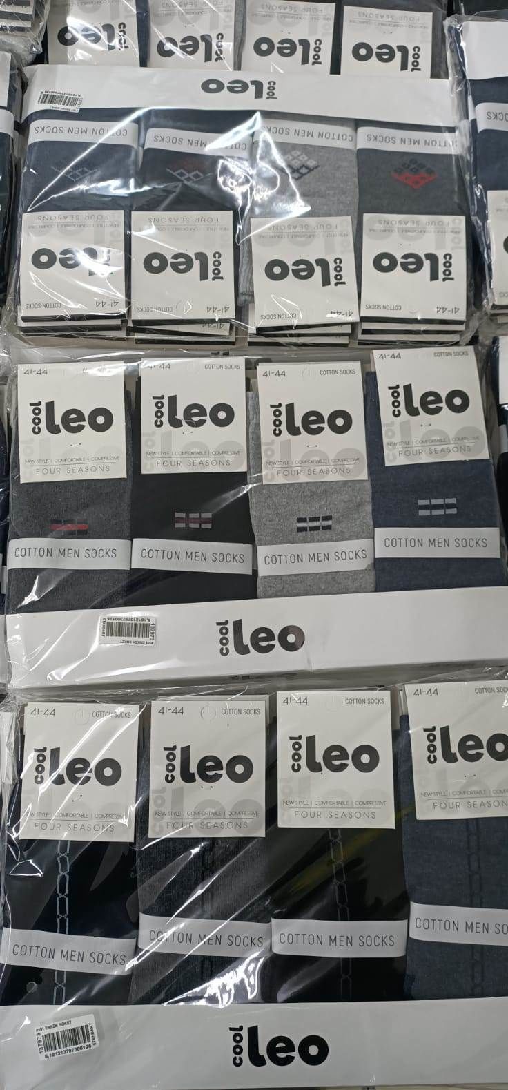 12'li Leo Desenli Erkek Soket Çorap 137973
