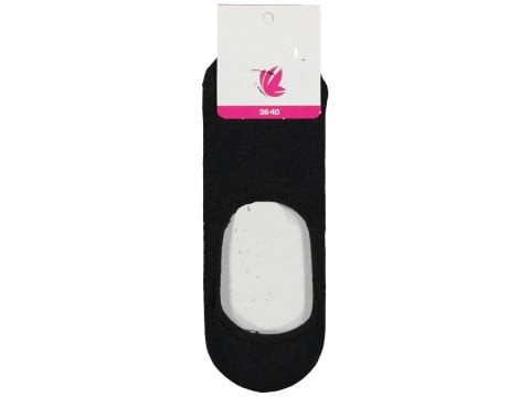 12'li Bravo Düz Renk Bayan Babet