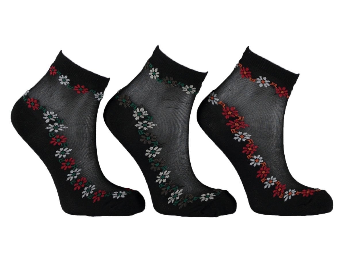 12'li Tül Penye Bayan Patik Çorap 140131