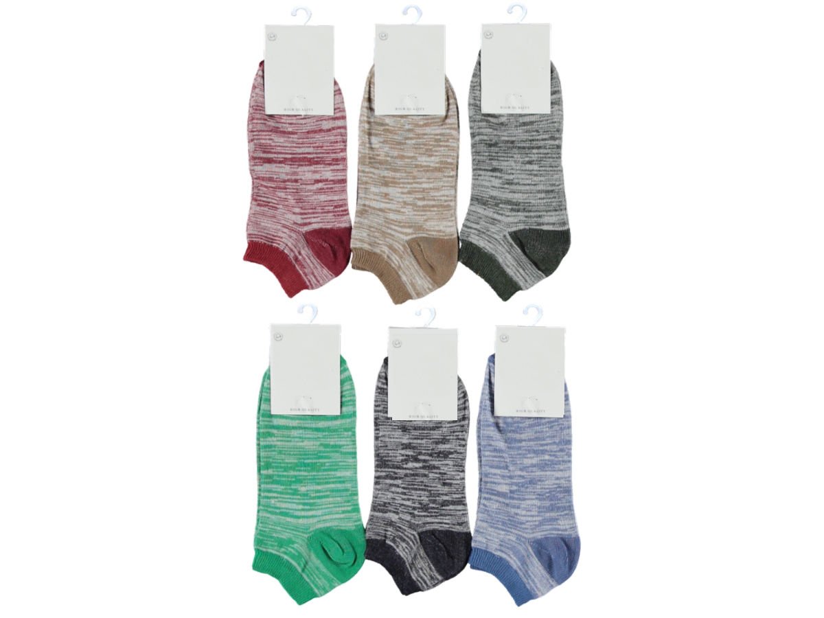 12'li Desenli Bayan Patik 133081