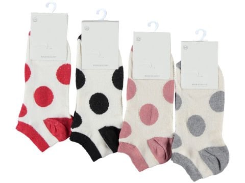 12'li Desenli Bayan Patik 133081