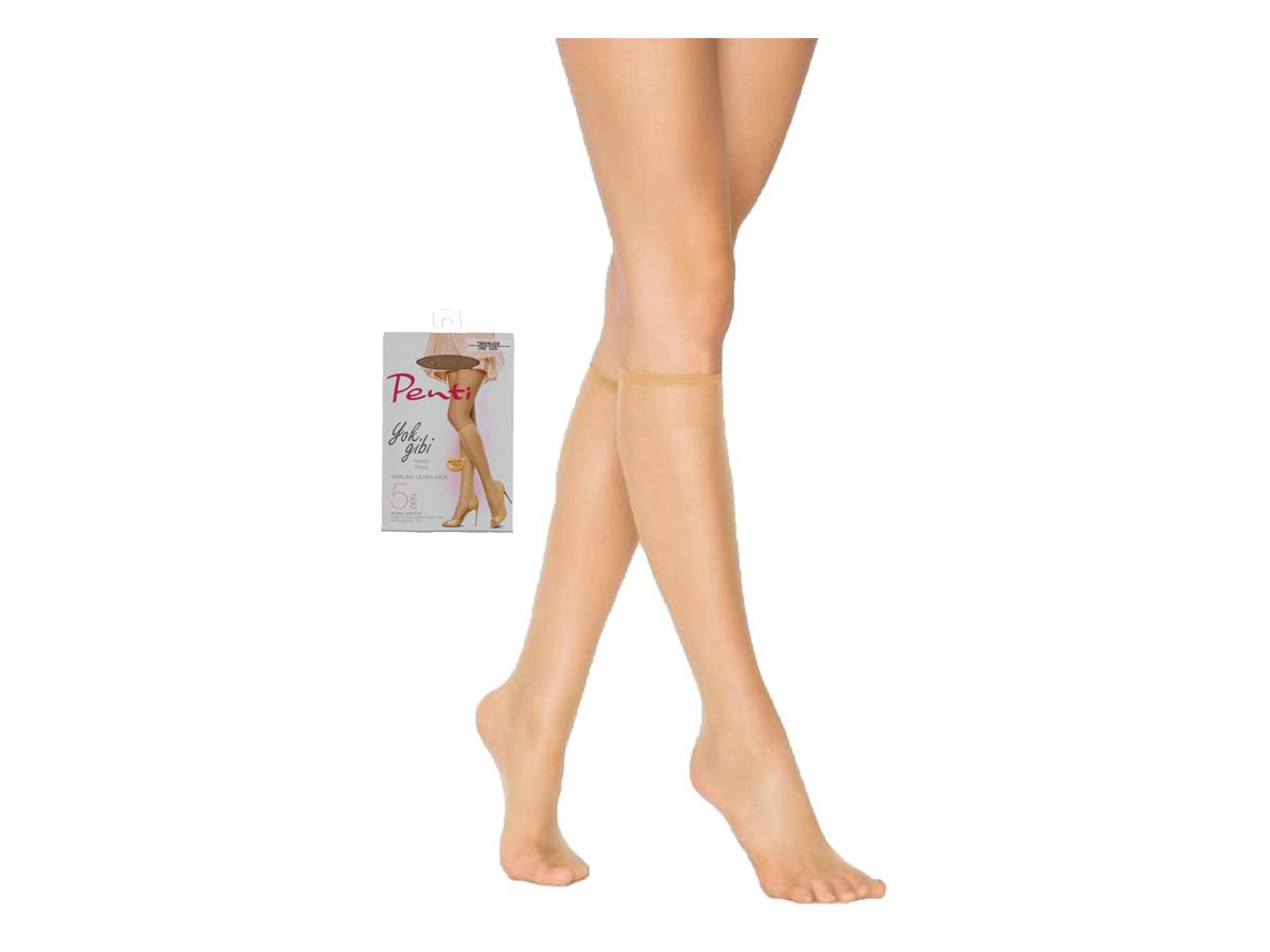 12'li Penti Yok Gibi 5 DEN Parlak Ultra İnce Pantolon Çorap