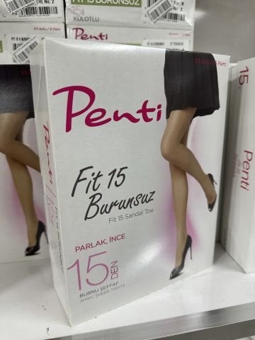 6'lı Penti Fit 15 Burunsuz Parlak İnce Külotlu Çorap