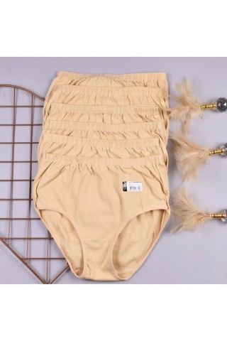 6'lı Tutku Ribana Kalın Lastik Bayan Bato Külot TKD0922