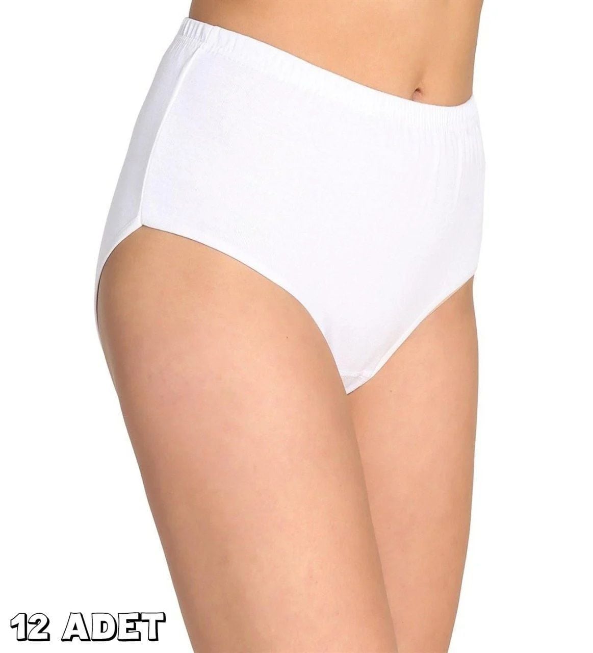 6'lı Tutku Ribana Kalın Lastik Bayan Bato Külot TKD0922