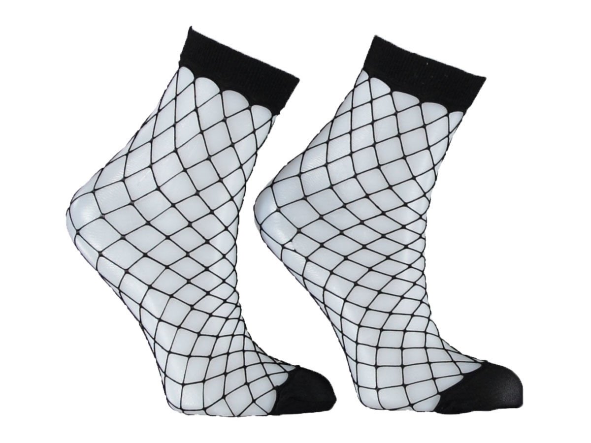 12'li Siyah File Bayan Soket Çorap 147792