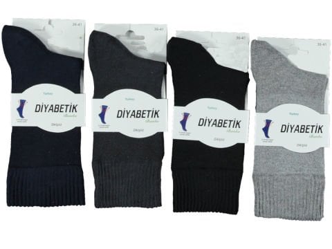 12'li Bambu Düz Lastiksiz Bayan Çorap 141744