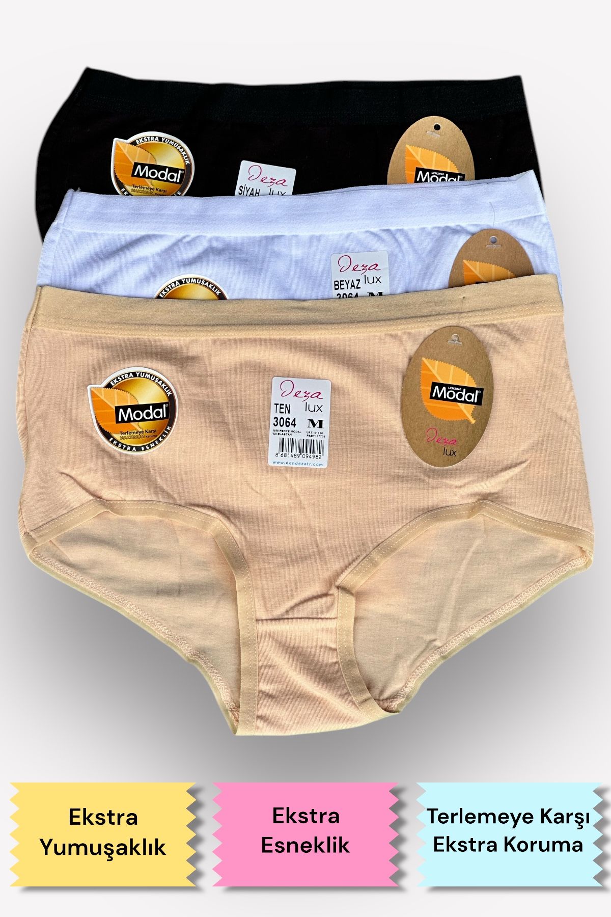 Yüksek Bel Modal Kadın Bato 3064