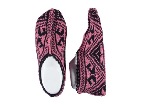 12'li Desenli Orlon Bayan Patik Çorap 139034