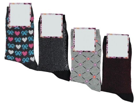 12'li Desenli Bayan Soket Çorap 137368