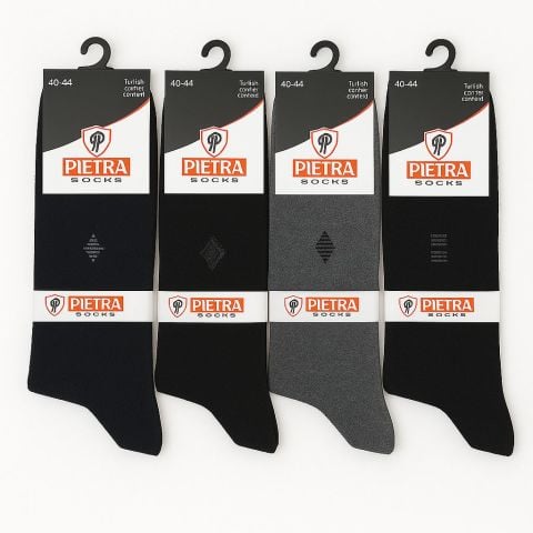 12'li Pietra Desenli Erkek Çorap