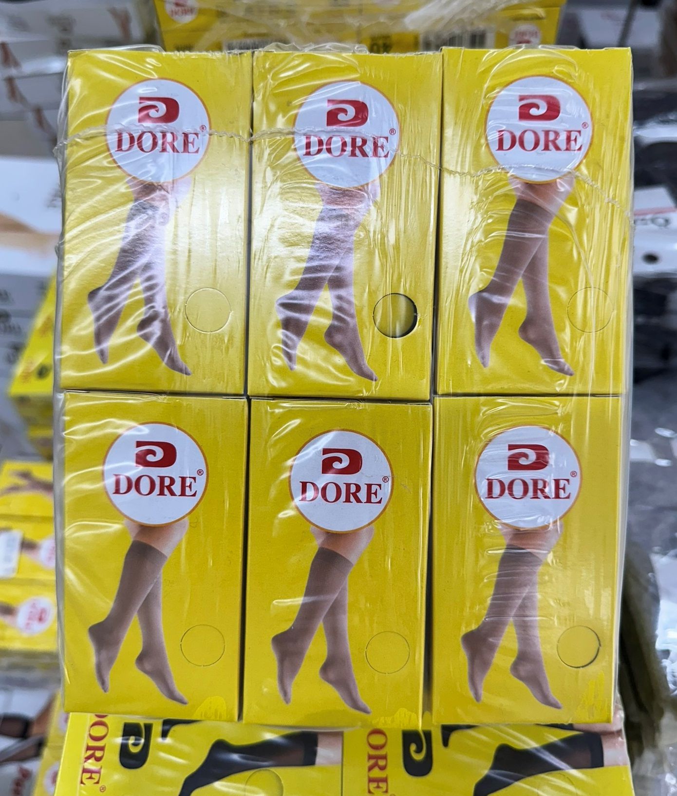 12'li Dore 40 Den Orta Kalın Muss Diz Altı Çorap