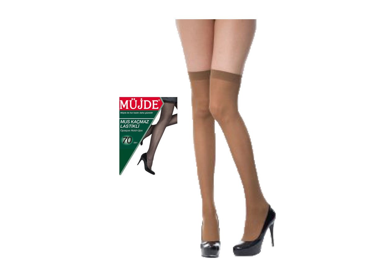 12'li Müjde 70 Den Muss Kaçmaz Lastikli Çorap 134833