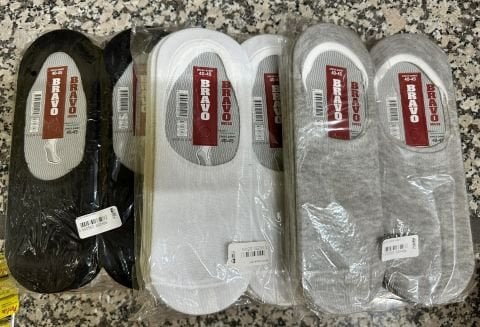 12'li Bravo Erkek Babet Çorap