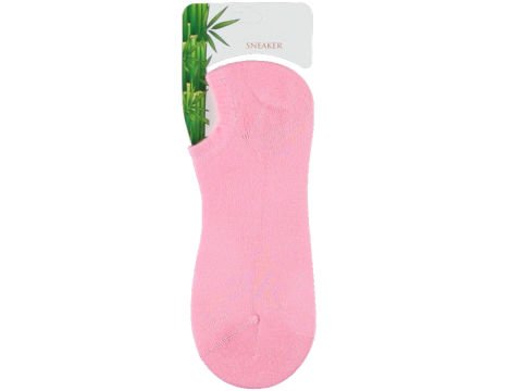 12'li Bambu Düz Sneakers Bayan Patik Çorap 123035