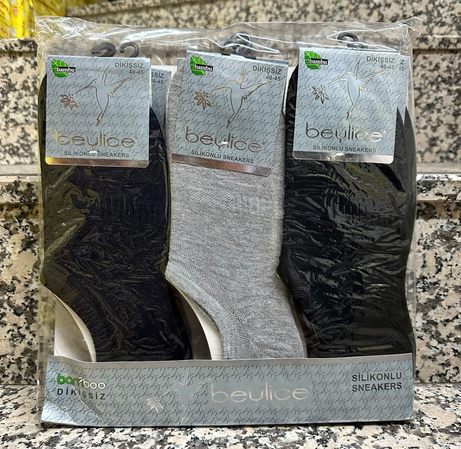 12'li Beylice Bambu Erkek Babet Çorap