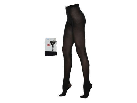 6'lı Özge Siyah Koton Külotlu Çorap