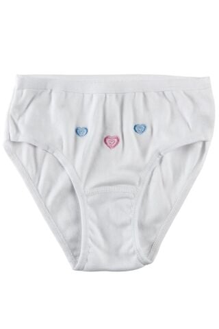 6'lı Tutku İncebel İşlemeli Kız Çocuk Külot TKC0821