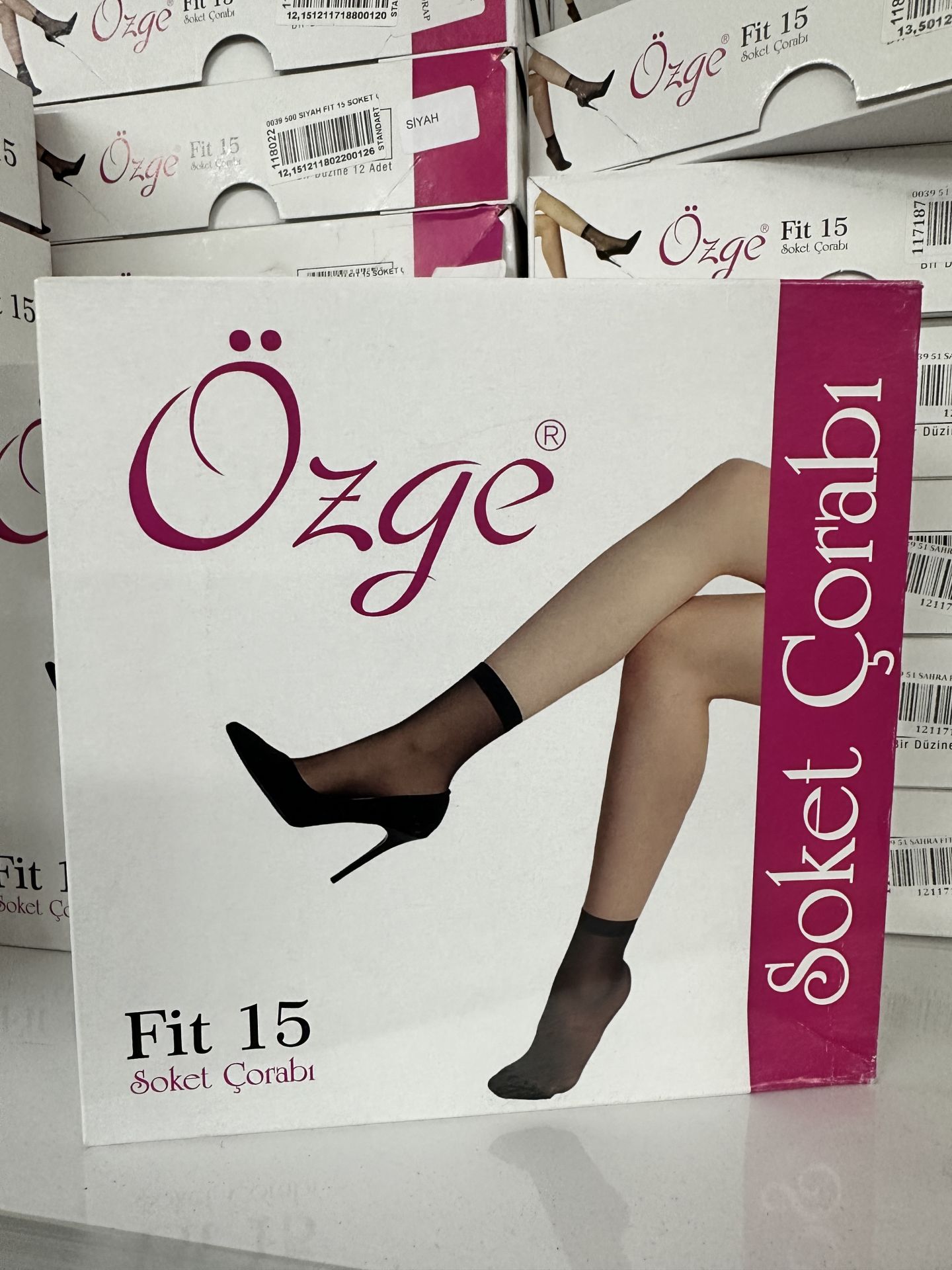 12'li Özge Fit 15 Soket Çorap