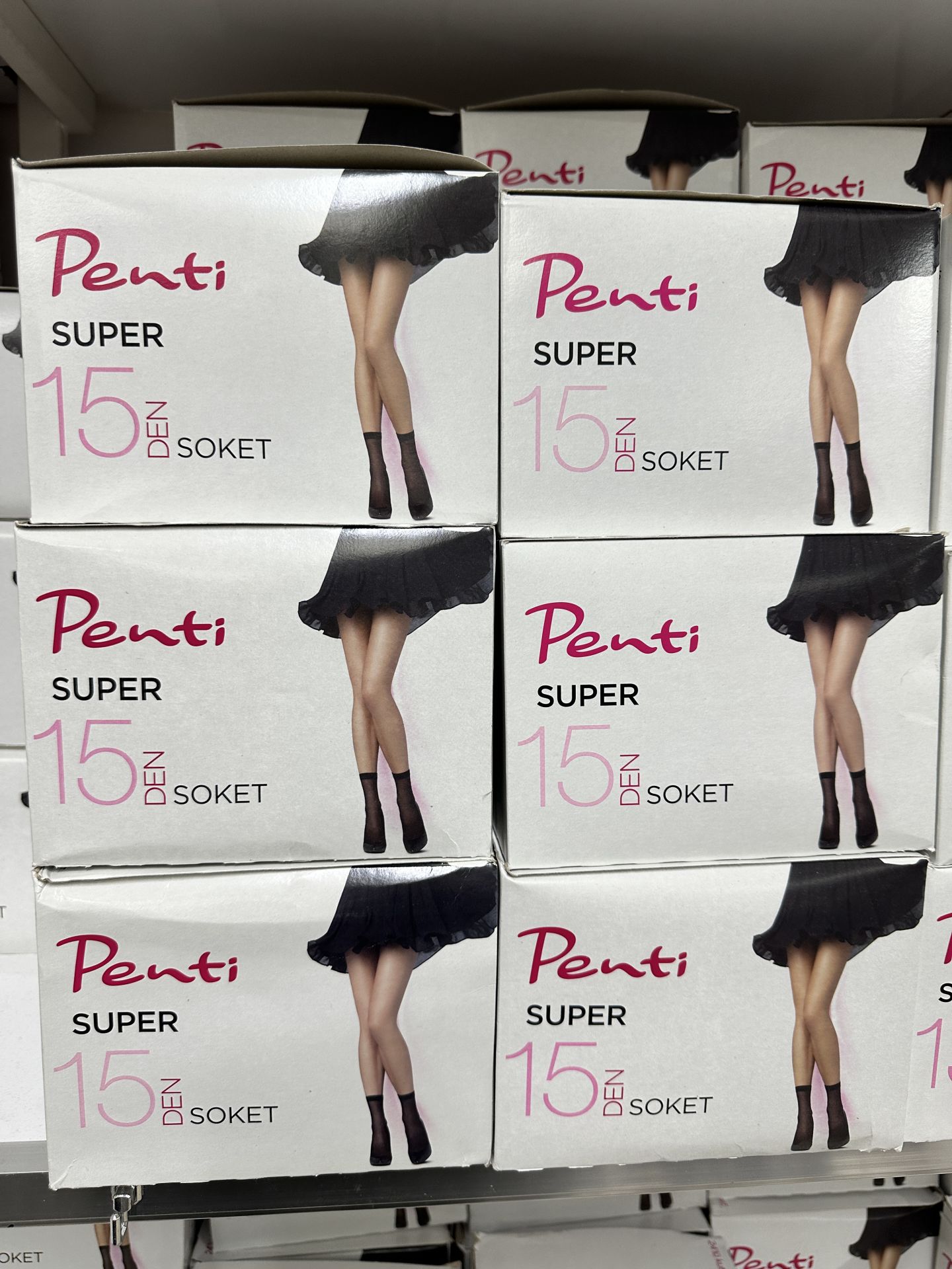 24'lü Penti Süper Mat İnce 15 Den Soket Çorap 116879