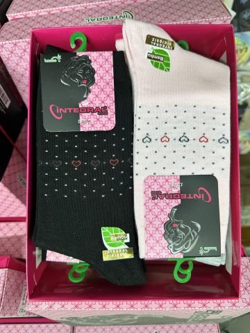 12'li İntegral Bambu Kadın Soket Çorap