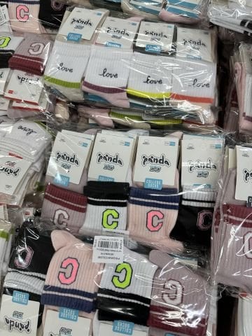 12'li Panda Kız Çocuk Kolej Çorap