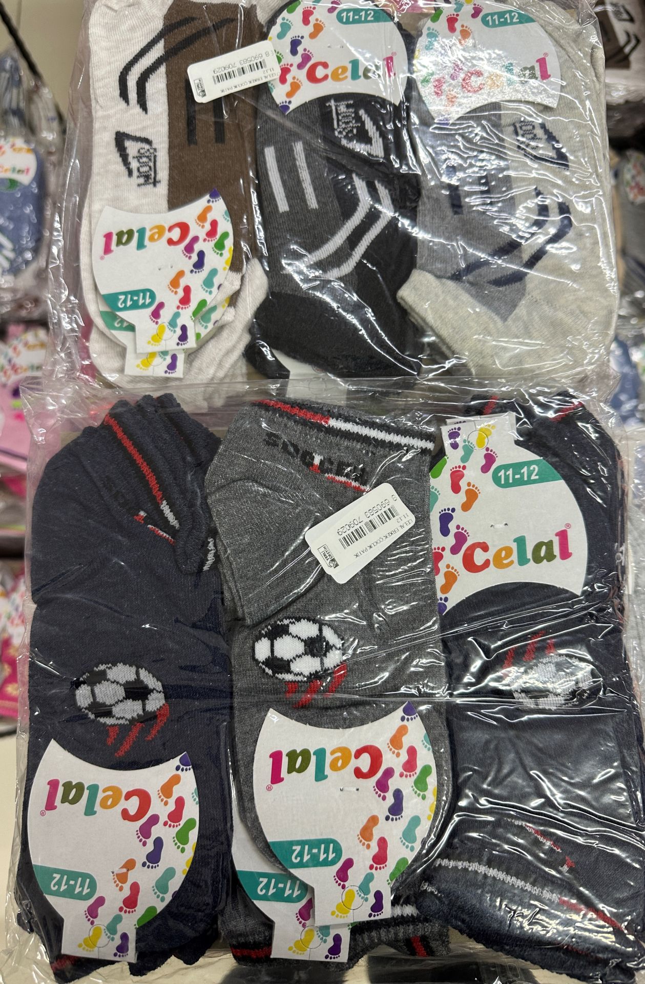 12'li Celal Erkek Çocuk Patik Çorap