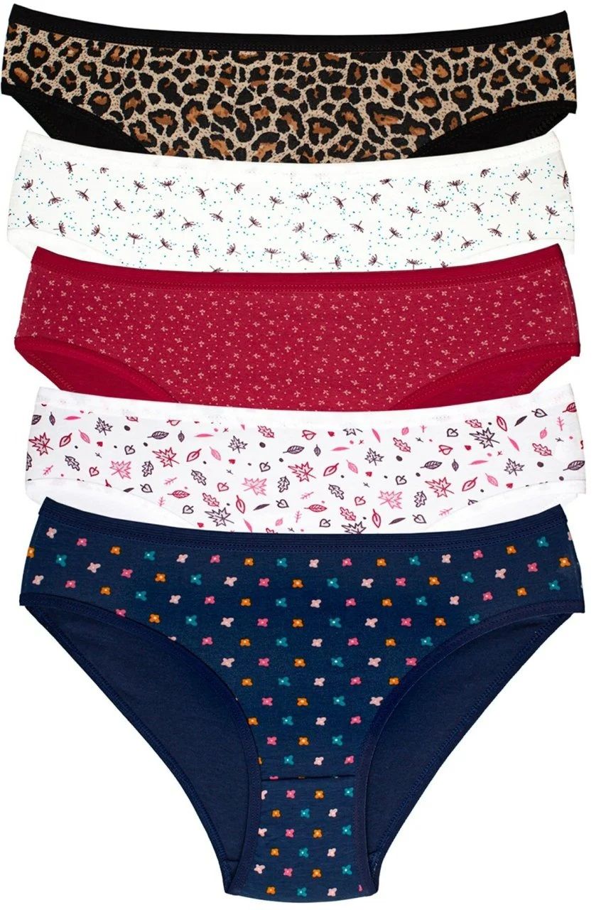 (1 Adet) Dondeza Desenli Kadın Külotlar M-2XL