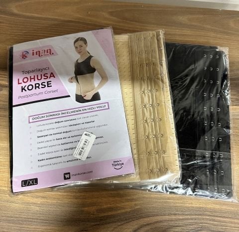 Doğum Sonrası Kancalı Sıkılaştırıcı Kadın Bel Göbek Korse