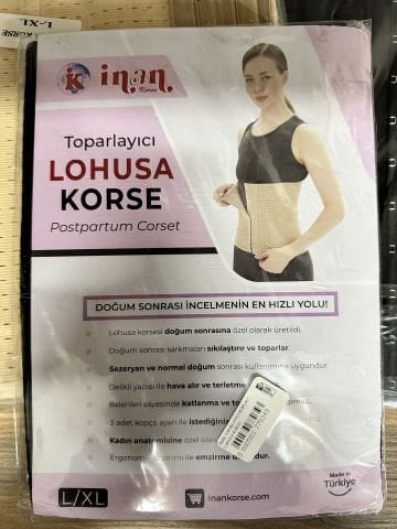 Doğum Sonrası Kancalı Sıkılaştırıcı Kadın Bel Göbek Korse