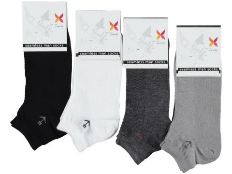 12'li Penye Dikişsiz Erkek Patik Çorap 165885