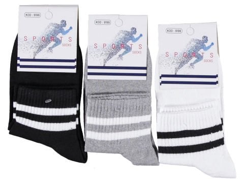 12'li Kısa Konç Erkek Kolej Çorap 162959