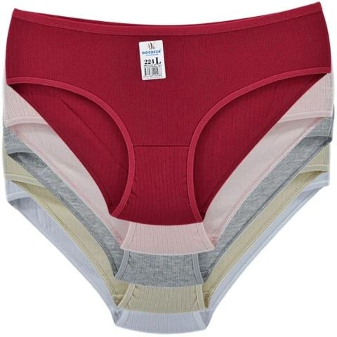 (1 Adet)  %100 Pamuk Kaşkorse Kadın Külot (L-2XL)