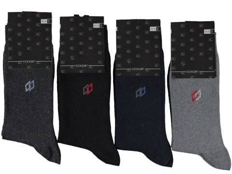 12'li Dikişsiz Yıkamalı Erkek Çorap 138057