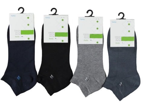 12'li Bambu Desenli Erkek Patik 117760