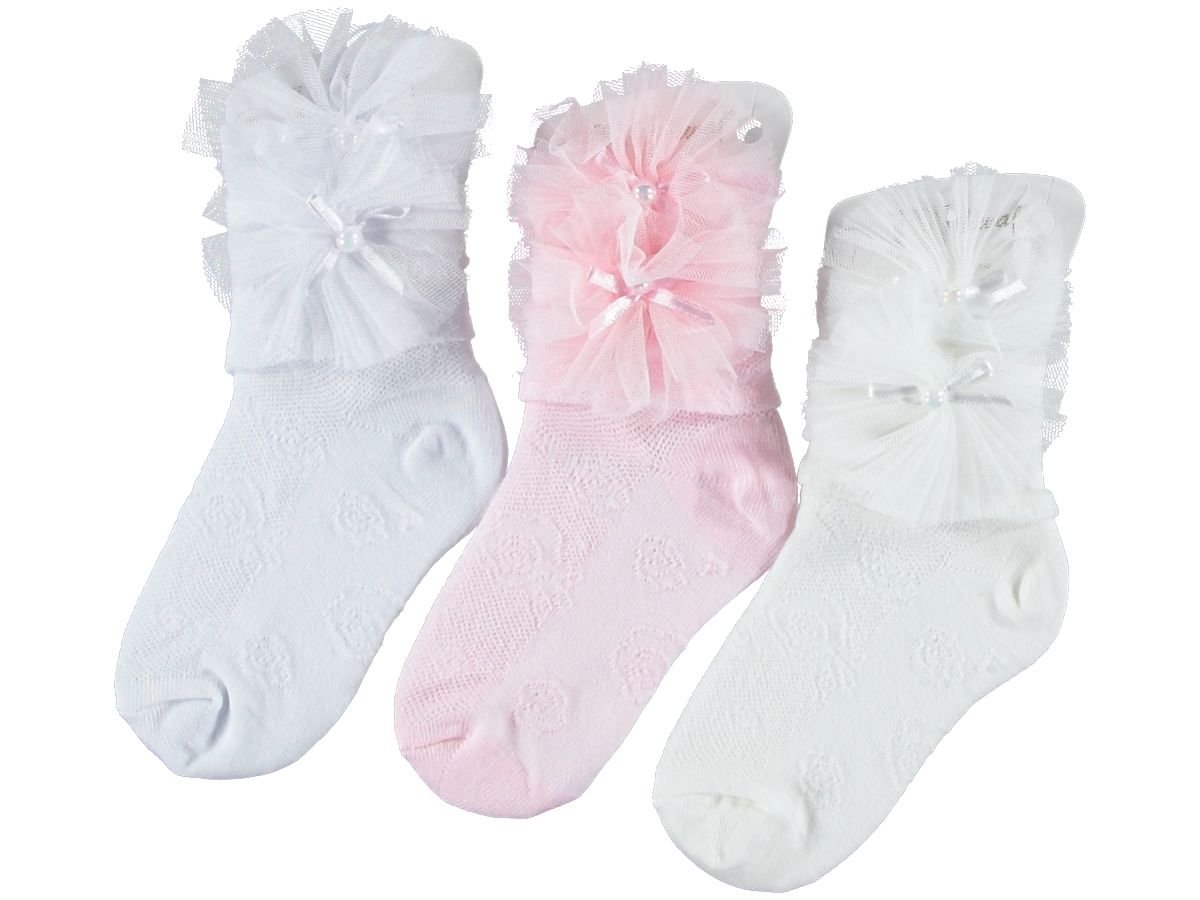 12'li Firuze Aksesuarlı Kız Çorap 7/8 yaş 401417