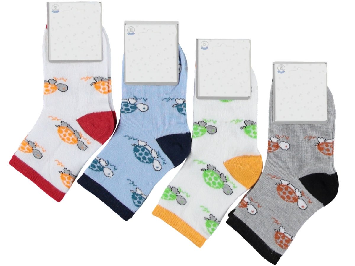 12'li Desenli Çocuk Soket Çorap 166096