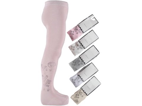 6'lı Taş Baskılı Külotlu Çorap 166906