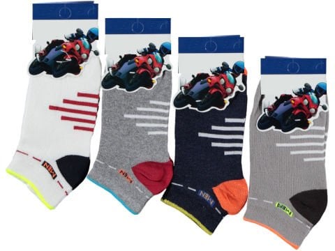 12'li Desenli Kız Çocuk Patik Çorap 165441