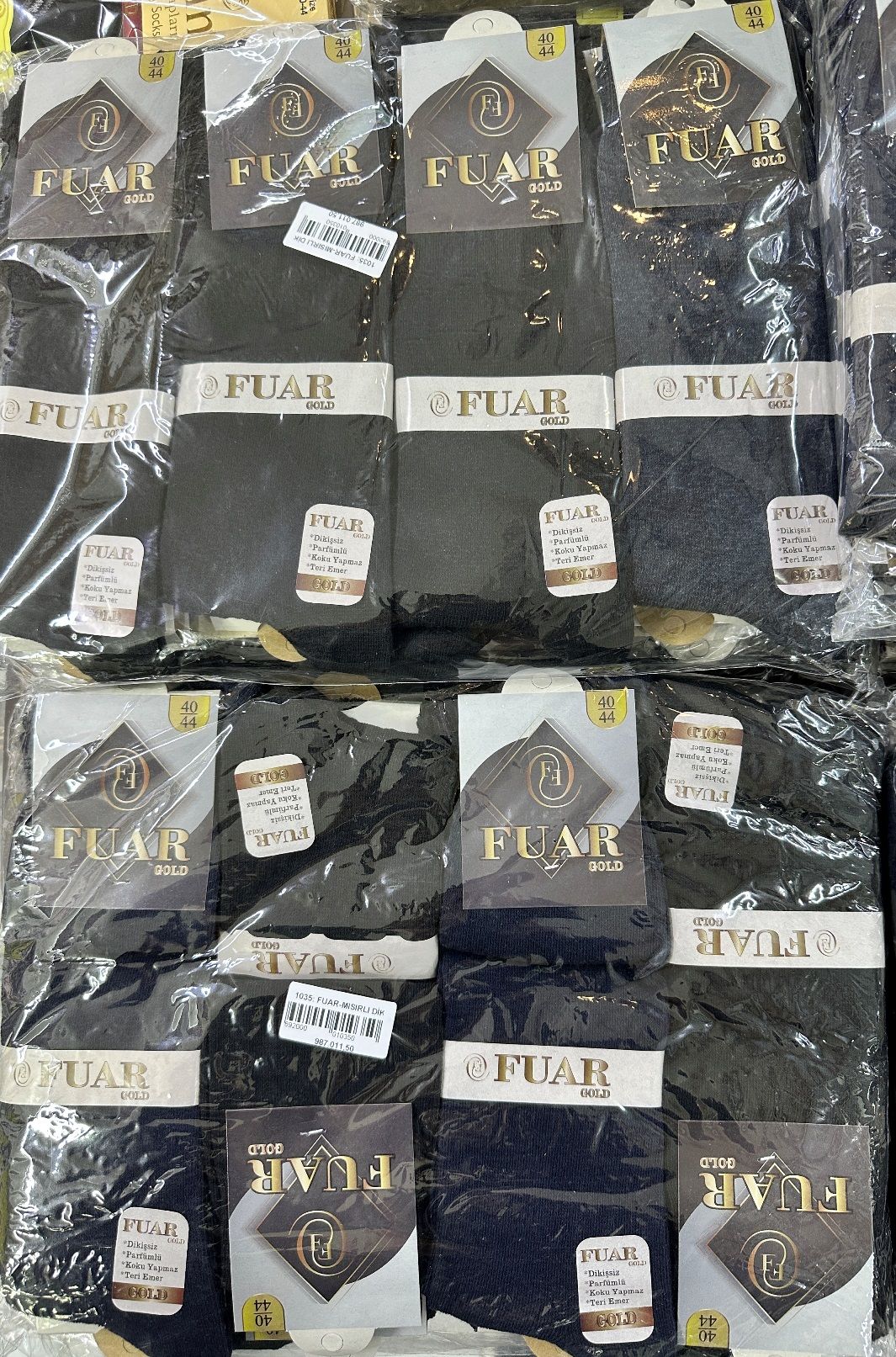 12'li Fuar Dikişsiz Erkek Soket Çorap