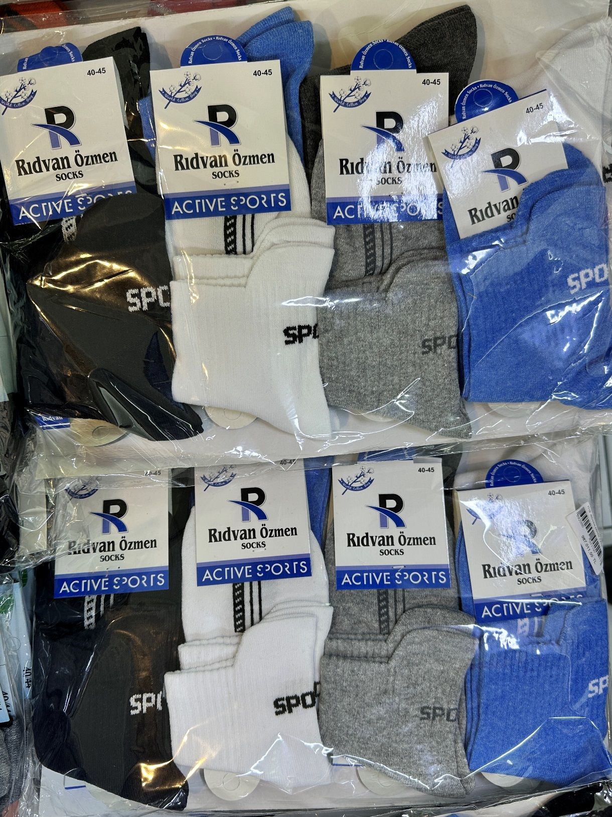 12'li Rıdvan Yarım Bilek Erkek Patik Çorap