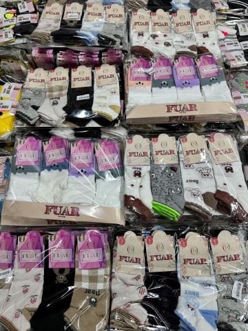 12'li Fuar Emoji Patik Çorap