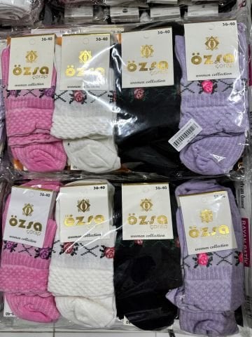 12'li Özsa Yarım Bilek Kadın Patik Çorap