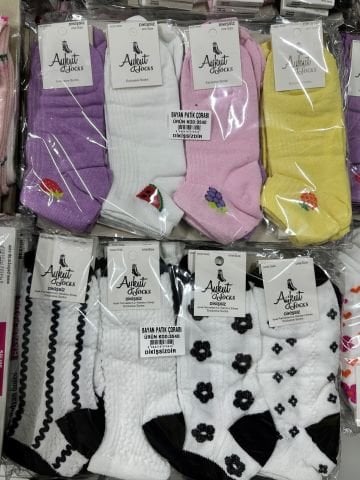 12'li Aykut Dikişsiz Kadın Patik Çorap