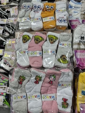 12'li Wanço Kız Çocuk Kolej Çorap